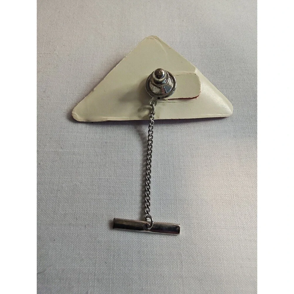 Vintage Saxon Tie pin and Cuff links pink stones beautiful set